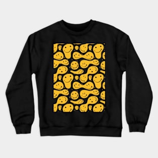 weird smiley Crewneck Sweatshirt